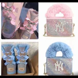 3 pc set Boot, Purse and Hat